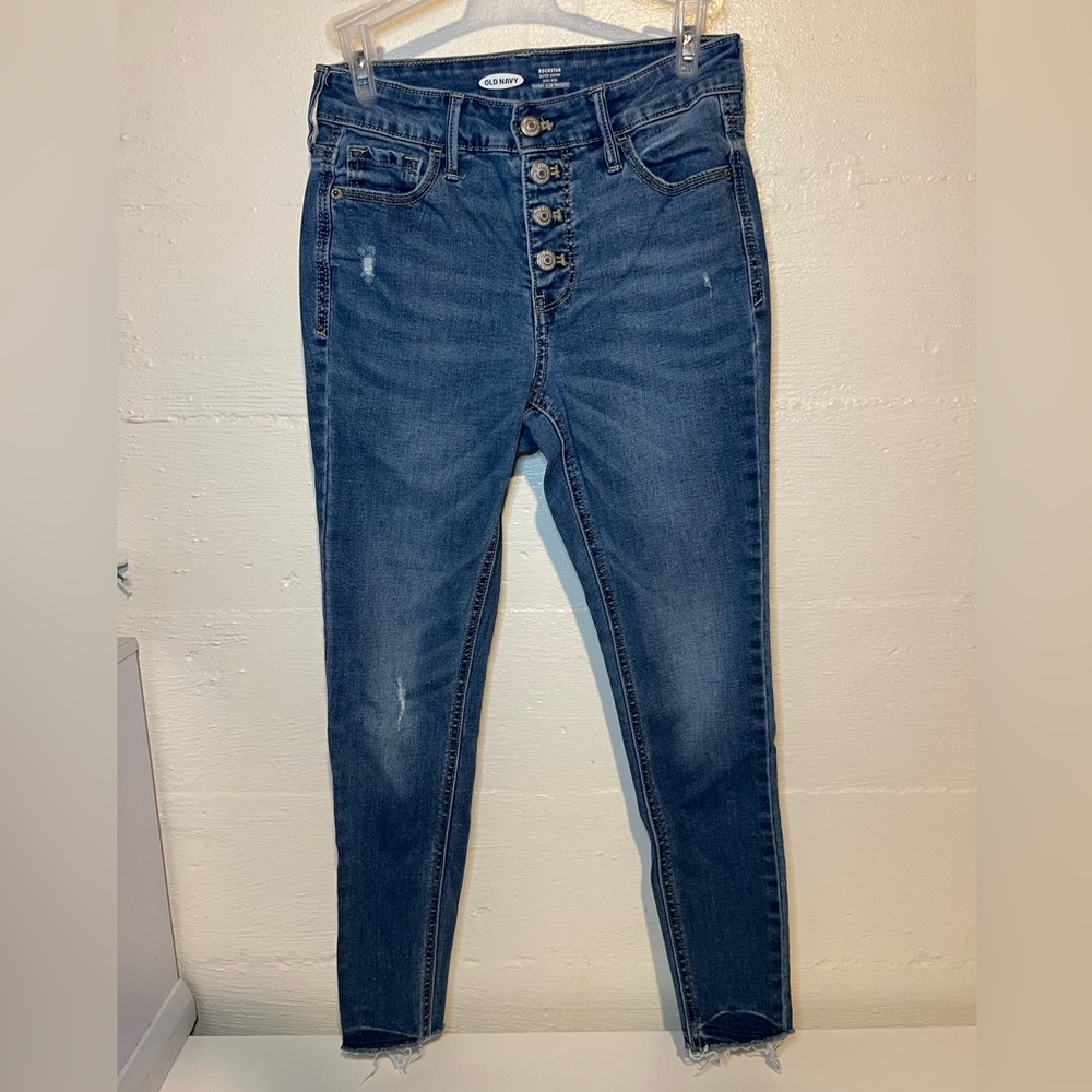 Old Navy Blue High Rise Jeans